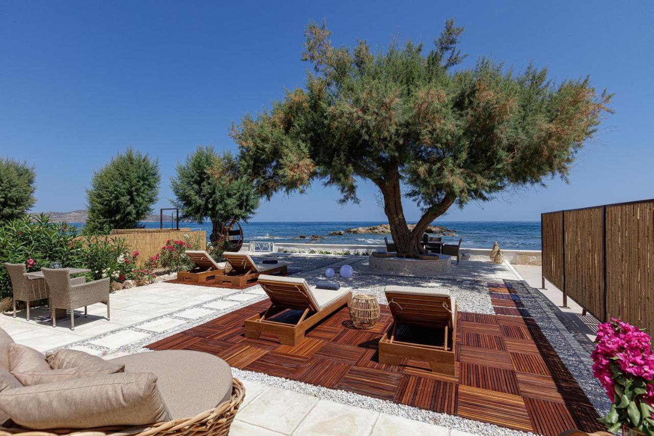 Villa Seashell -Wonderful Newly Renovated Villa On The Beach Galatás 외부 사진